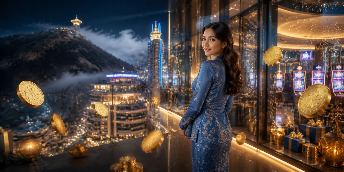 Genting Highlands visitors checking lottery numbers in baju kurung attire
